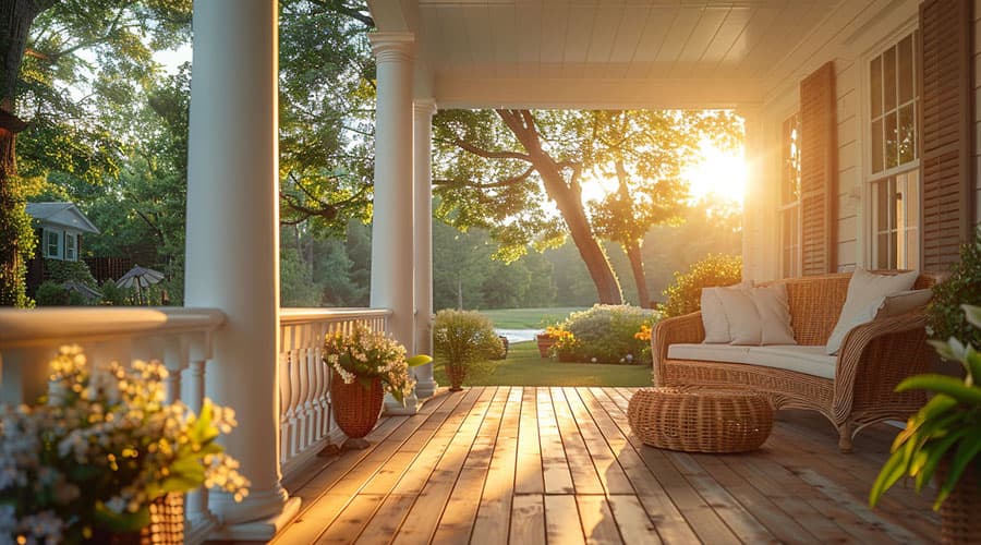 Patio, porch, or terrace construction Process 1