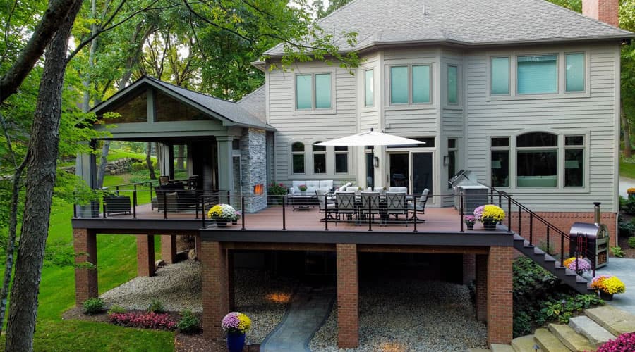 Patio, porch, or terrace construction Process 2