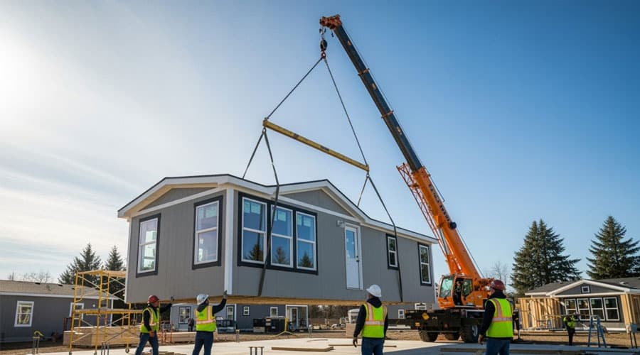 Manufactured home construction Process 1